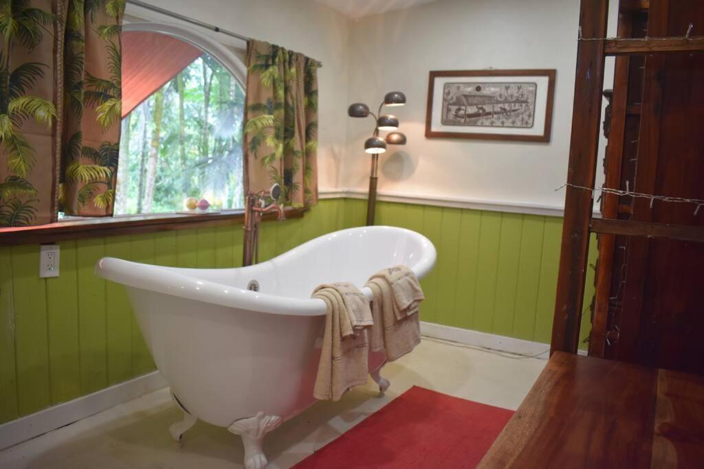 The Red Cottage And Hawaiian Pond Garden Paradise! Keaau Exterior photo